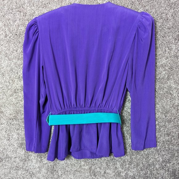 Vintage Petite Focus Formal 2-Piece Set with Belt Size 8P - Picture 7 of 10